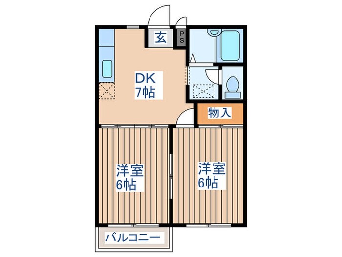 物件間取画像