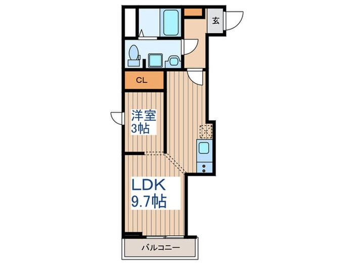 メリディアン多賀城笠神壱番館の物件間取画像