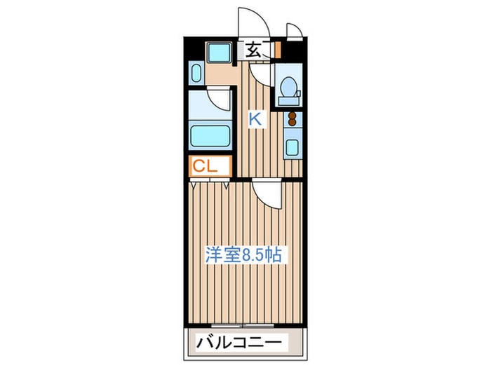 ボヌ－ルⅠの物件間取画像