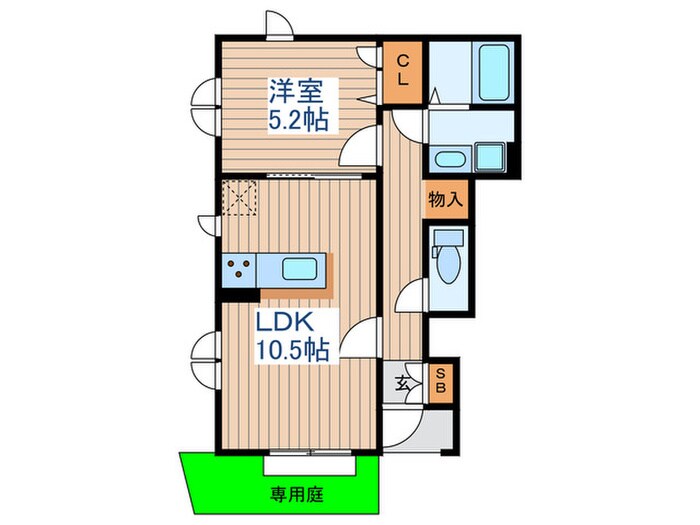 花水木壱番館の物件間取画像