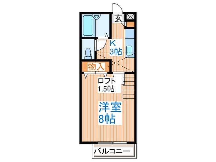 小野ﾊｲﾂの物件間取画像