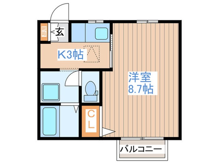 シトラスグリーンの物件間取画像