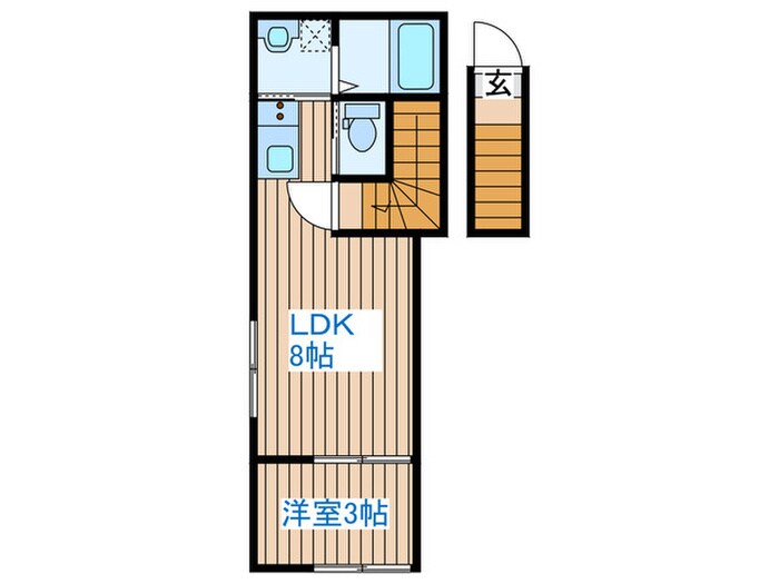 メゾンドシャンブルの物件間取画像