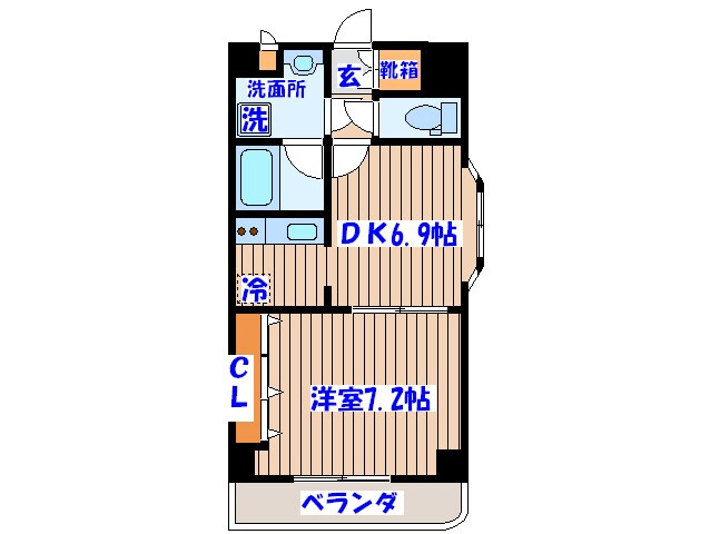 サ－ティラブの物件間取画像