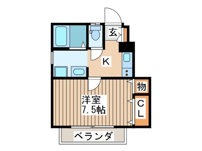 アスコット荒井東Bの物件間取画像