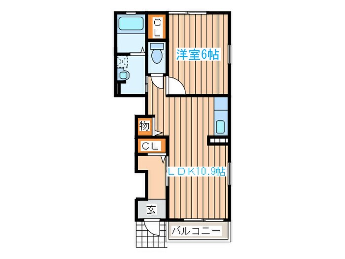 ユニゾンヴィラの物件間取画像