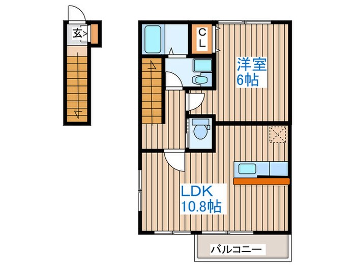 もとき荘の物件間取画像