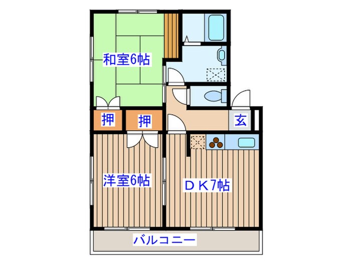 物件間取画像