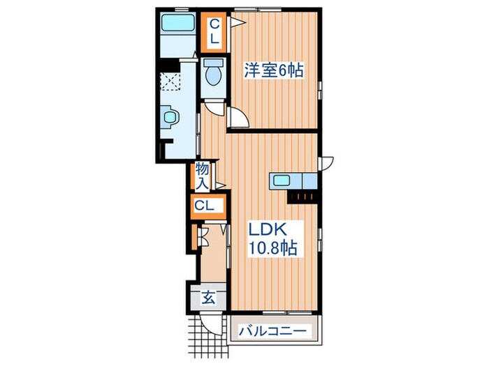 ヒルズソレイユの物件間取画像
