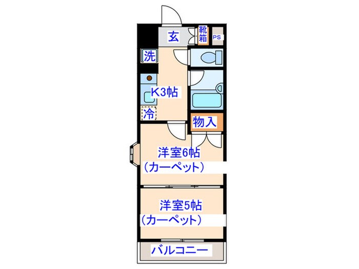 ｱﾙﾌｧ台原の物件間取画像