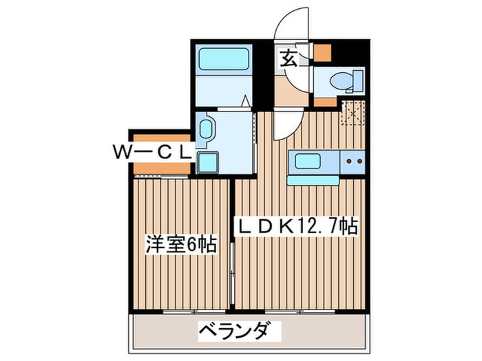 カスタリア榴ヶ岡の物件間取画像