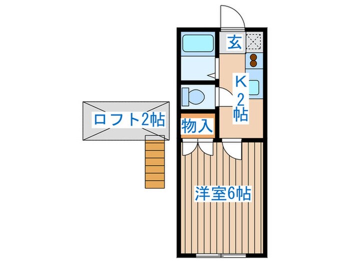 サンハイツの物件間取画像
