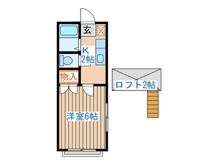 サンハイツの物件間取画像