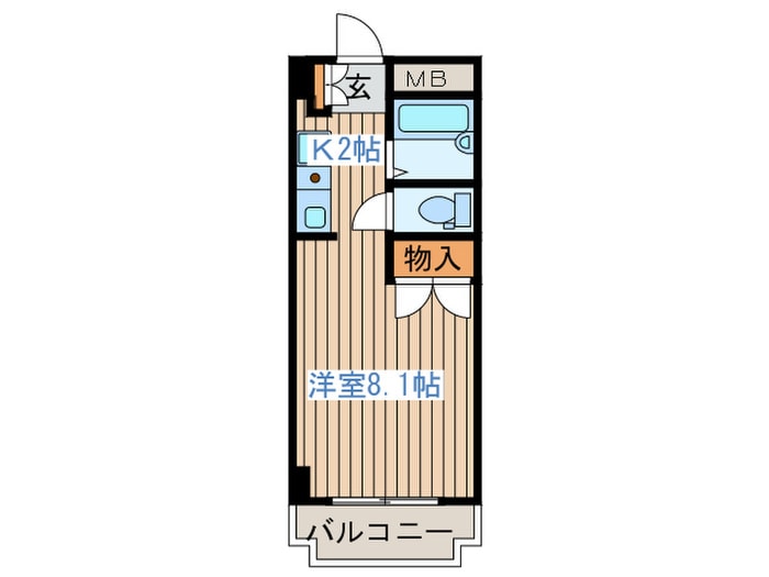 ハイツホワイトスト－ンの物件間取画像