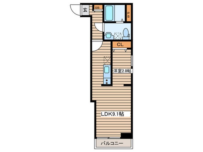 Ｍｅｒｉｄｉａｎ柳生壱番館の物件間取画像