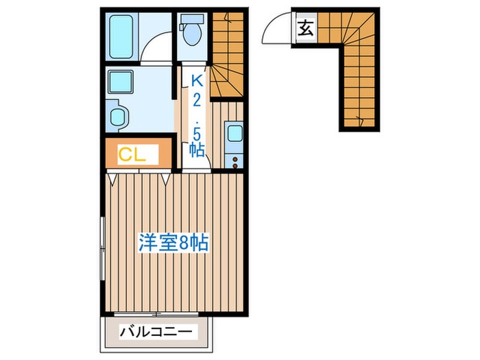 アスコット西多賀の物件間取画像