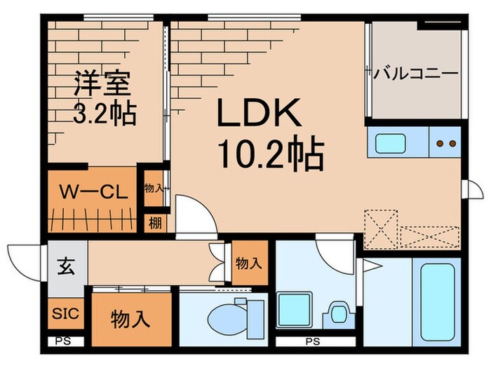 Horizon Hills 田子北の物件間取画像