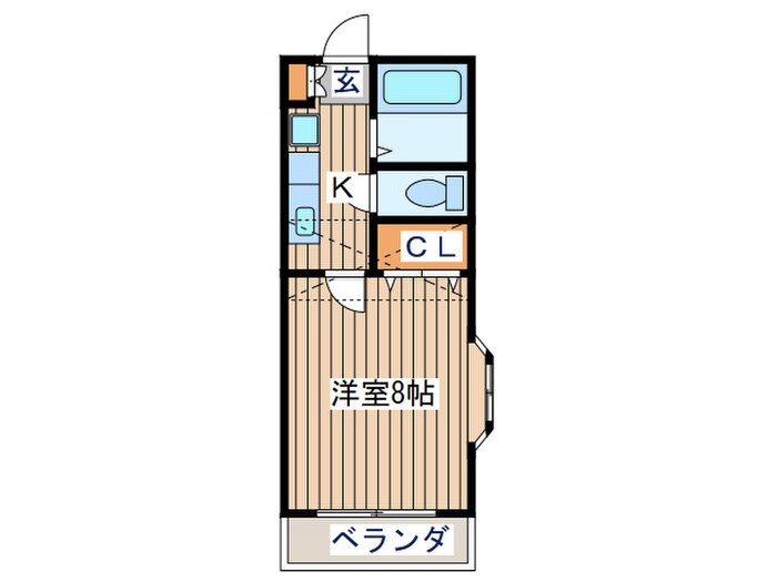 ソレア－ド遠見塚壱番館の物件間取画像