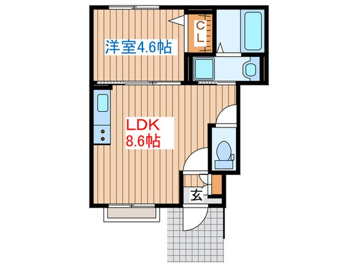 エトワールの物件間取画像