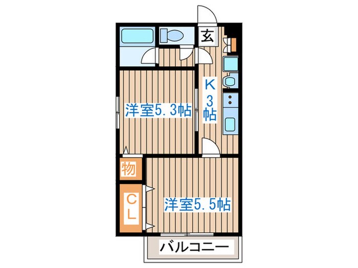 ダイリ長町の物件間取画像