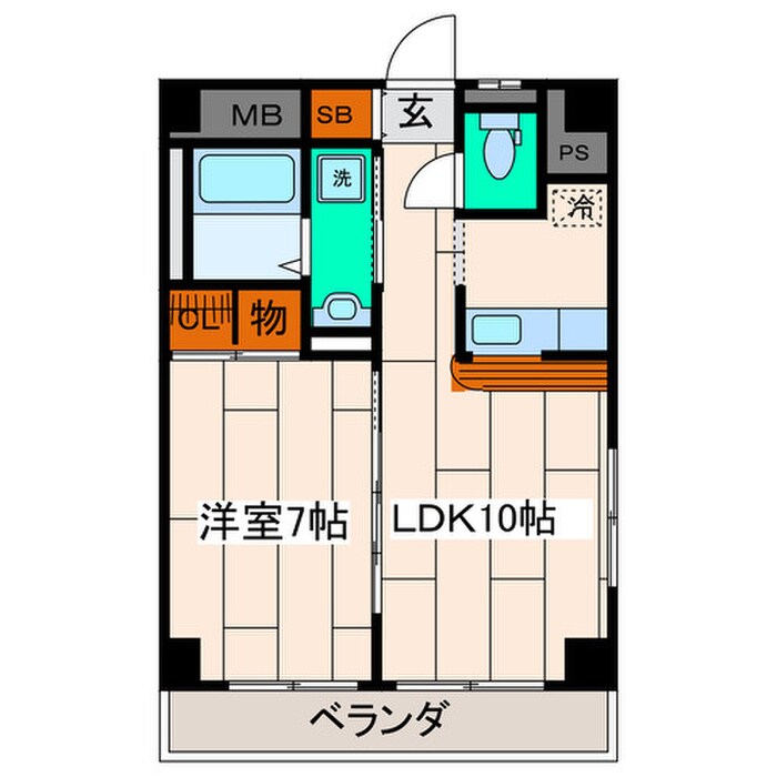 ラ・シャテロの物件間取画像