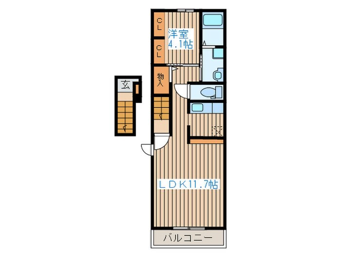 サンライトヒルズⅢの物件間取画像