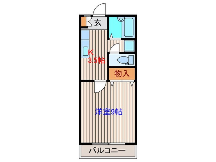 コ－トヴィラＢの物件間取画像