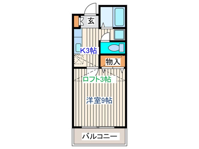 コ－トヴィラＢの物件間取画像