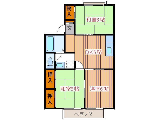 エヤナ蔵Ⅰの物件間取画像