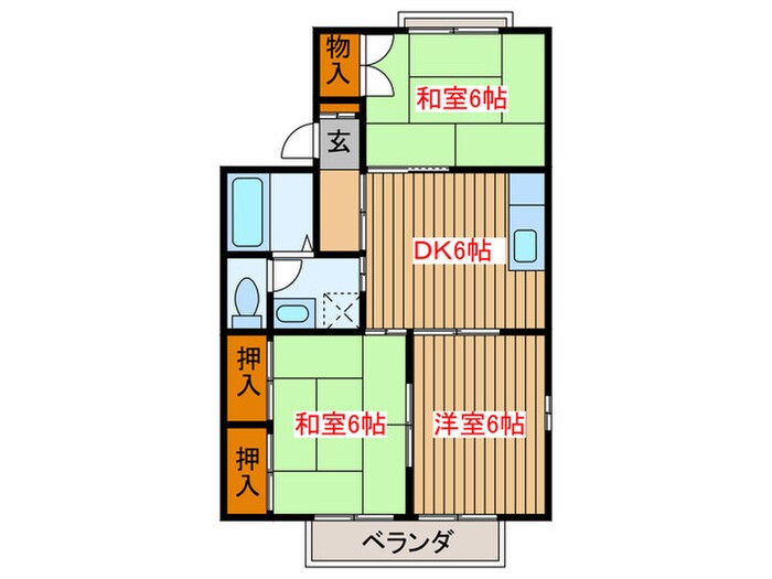 エヤナ蔵Ⅰの物件間取画像