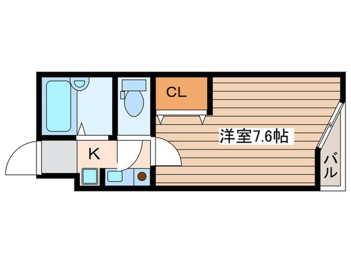 ベルシティ堤町の物件間取画像