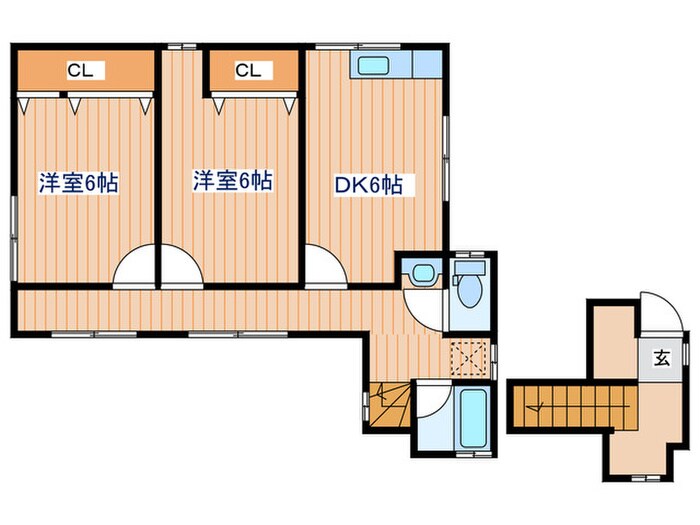 向ヶ丘住宅の物件間取画像
