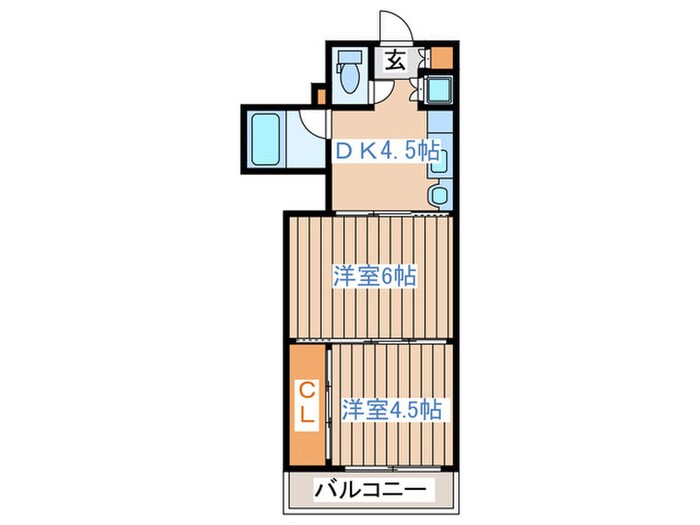 シャングリラ大和町の物件間取画像