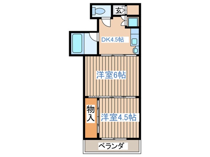 シャングリラ大和町の物件間取画像