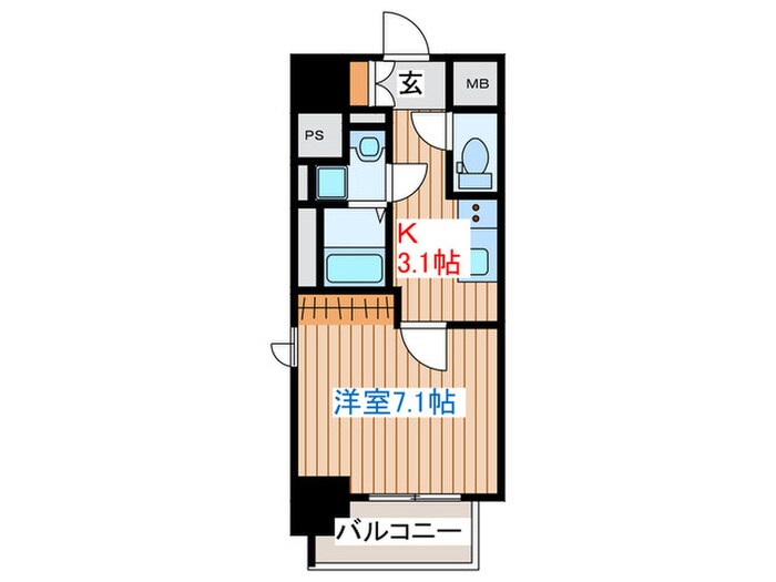 Brighton Eastの物件間取画像