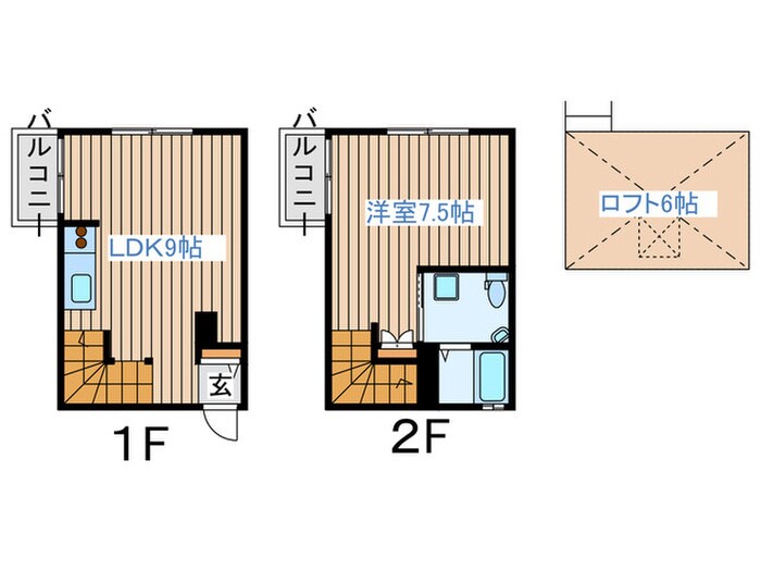 エクセルシャトーセーヌＡ棟の物件間取画像