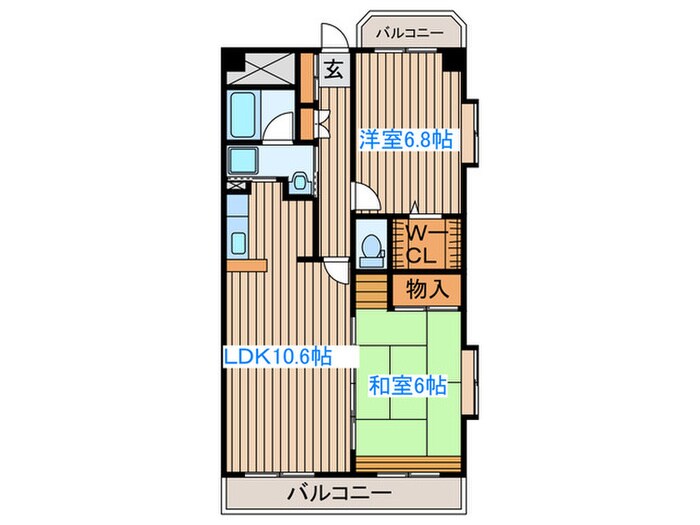 グランウィングの物件間取画像