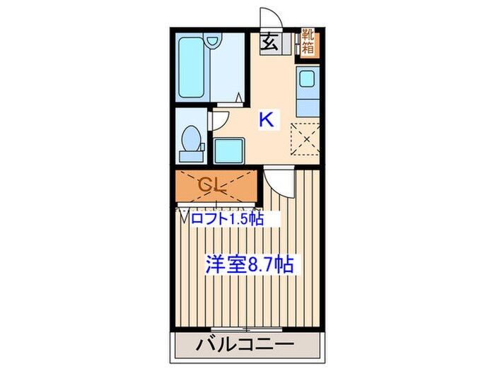 ノ－ブルカ－サ川平の物件間取画像