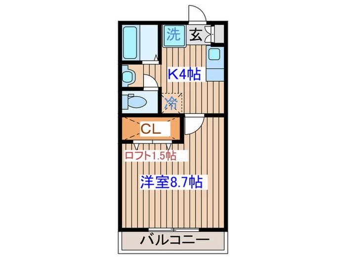 ノ－ブルカ－サ川平Ⅱの物件間取画像