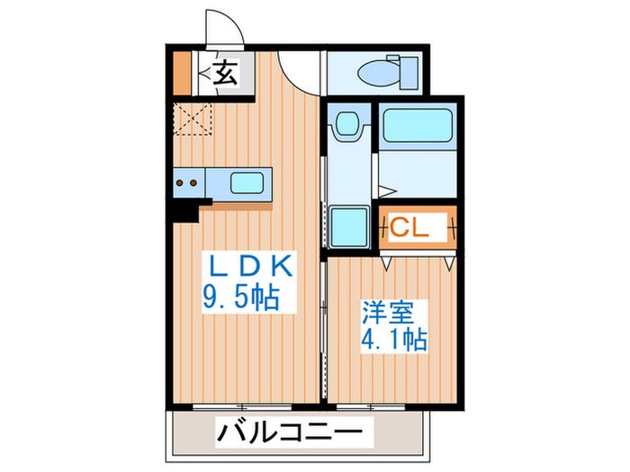 プランドール・アントレの物件間取画像