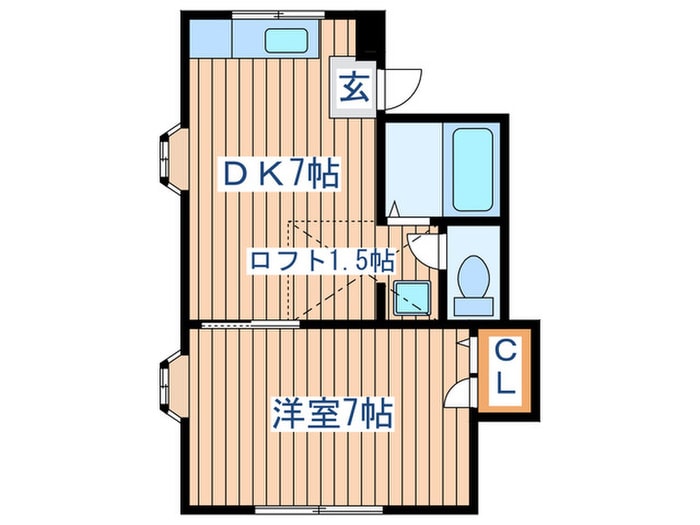 パル青山の物件間取画像