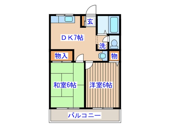 物件間取画像