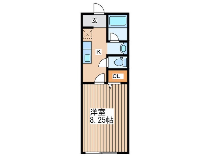 アスコット荒巻中央の物件間取画像