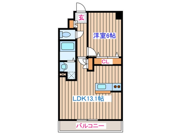 シエナ仙台Ⅲの物件間取画像