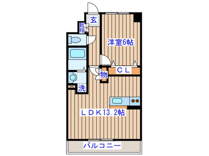 シエナ仙台Ⅲの物件間取画像