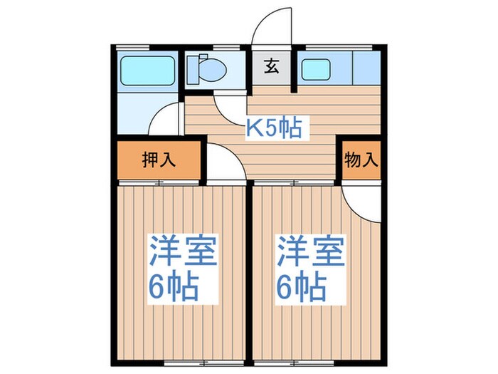 物件間取画像