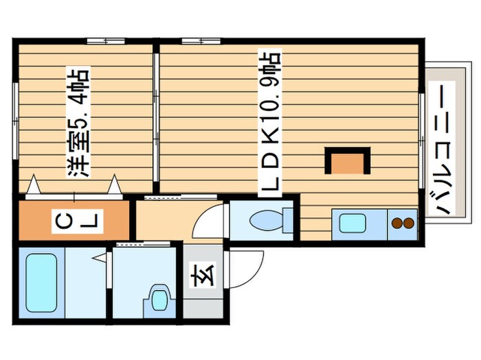 セフィラ仙台東の物件間取画像