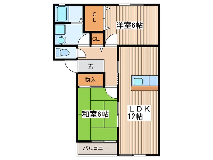 セレッソ留ケ谷Ⅰの物件間取画像