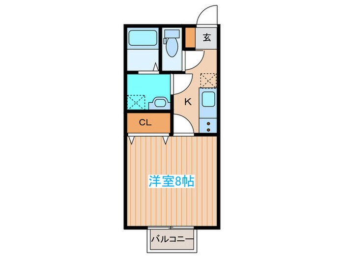 アスコット薬師堂南の物件間取画像