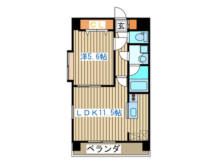 しゃとれ西中田の物件間取画像